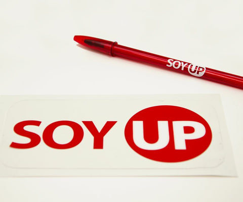 Pegatinas con UP logotipo